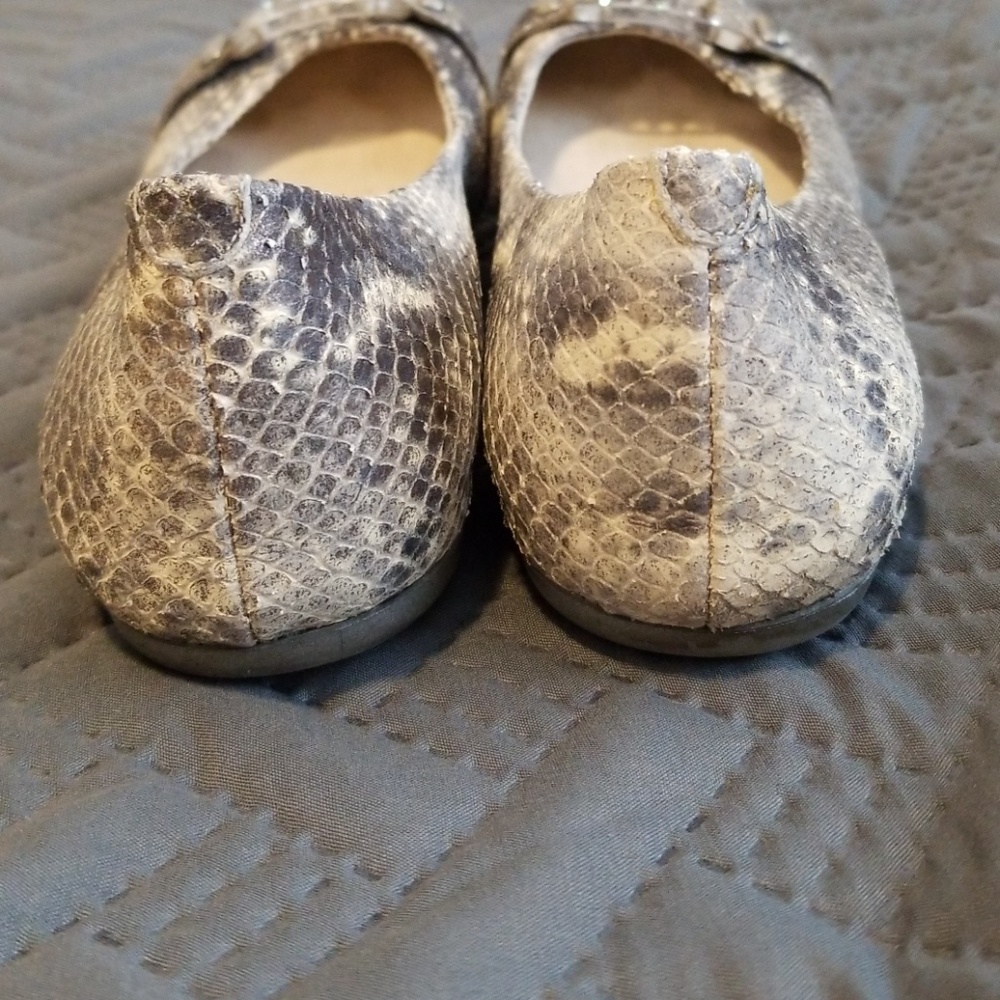 Authentic Stuart Weitzman Snakeskin Ballerina Flat - image 5
